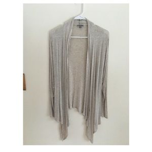 Soft open front cardigan